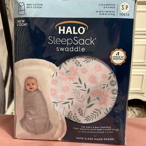 New Small Halo SleepSack Swaddle in Wildflower